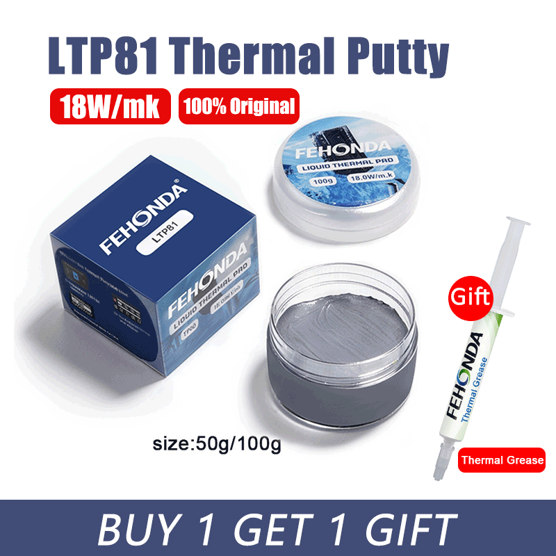 Thermal Paste - Fehonda LTP81 Thermal Putty 18W/mk 50g