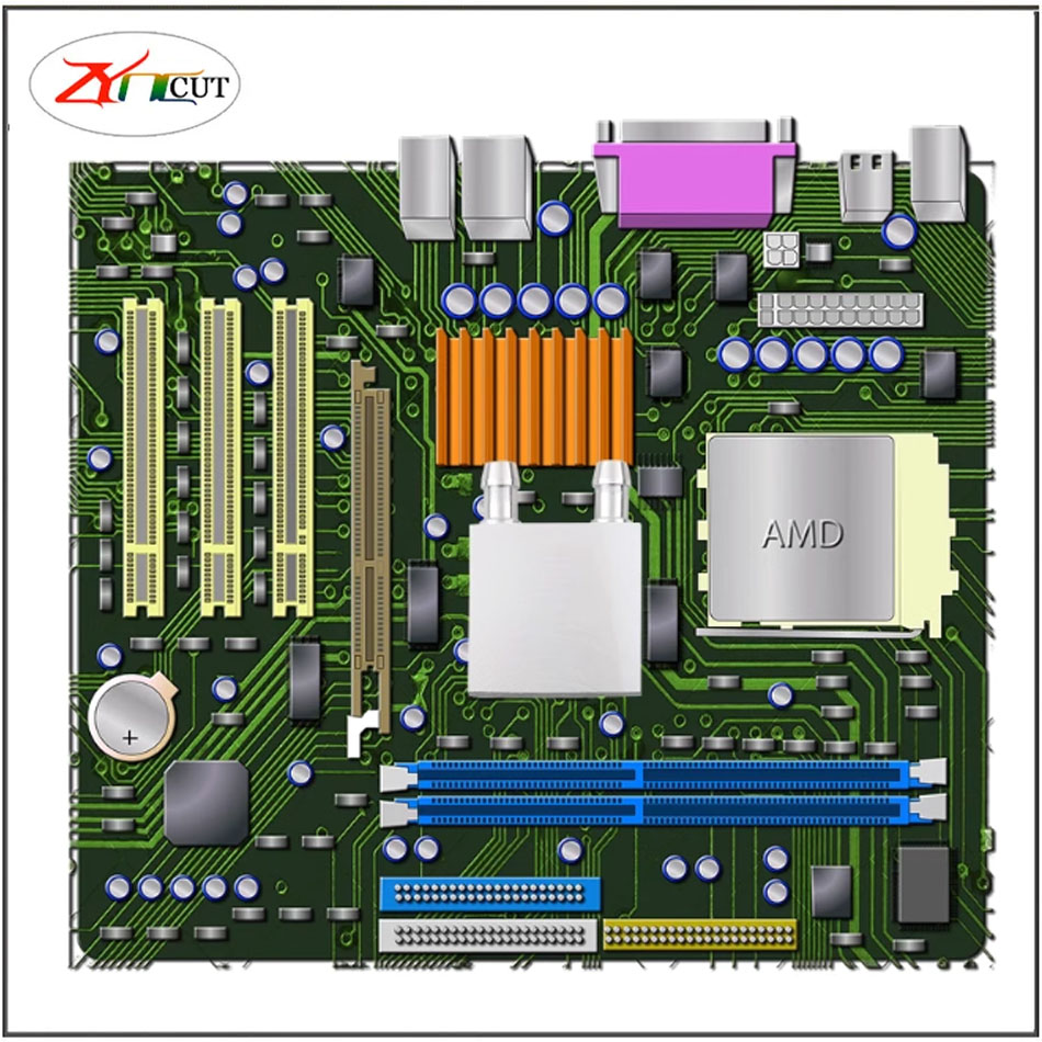 40 80mm CPU Aluminum water-coo - Cpu Heatsink ulasan dan harga