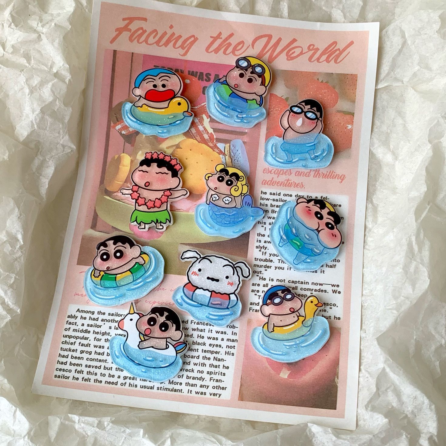Crayon Shin-chan resin accesso - Case Fan ulasan dan harga