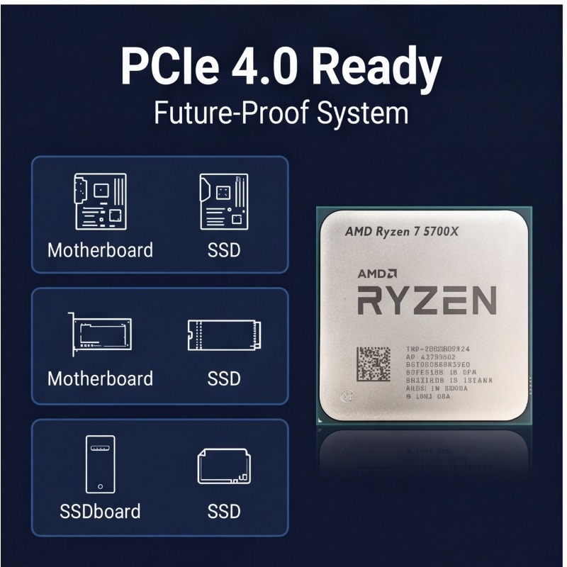 AMD Ryzen 7 5700X Processor Fo - Cpu Fan ulasan dan harga