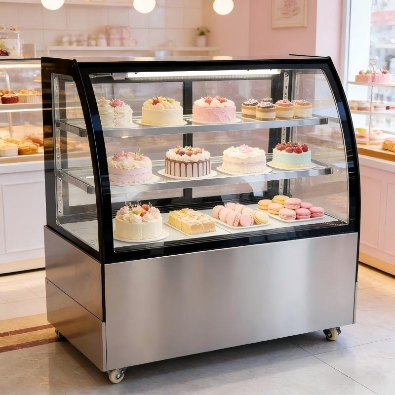 2 Tier Commercial Cake Display - Case Fan ulasan dan harga
