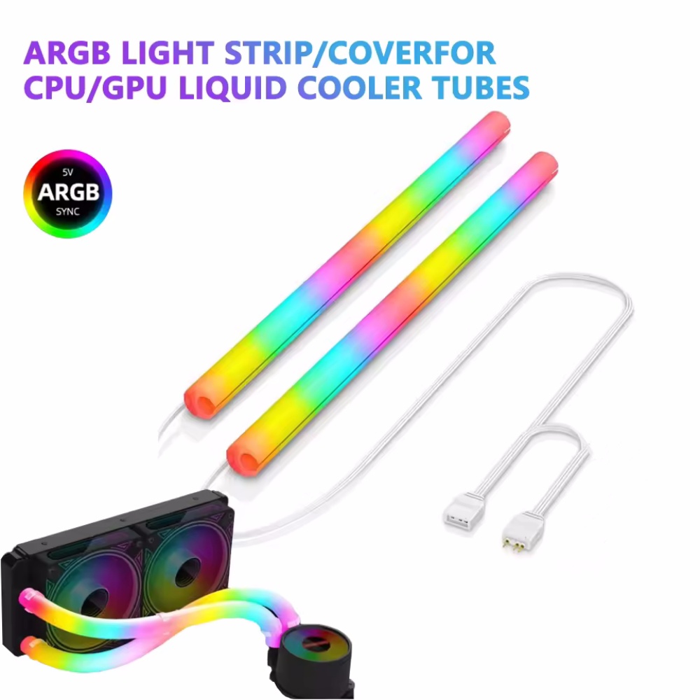 Flexible 5V ARGB LED Neon Tube - Aio Liquid Cooler ulasan dan harga