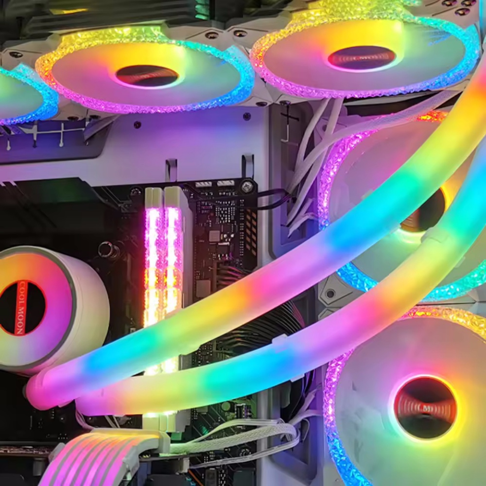 Flexible 5V ARGB LED Neon Tube - Aio Liquid Cooler ulasan dan harga
