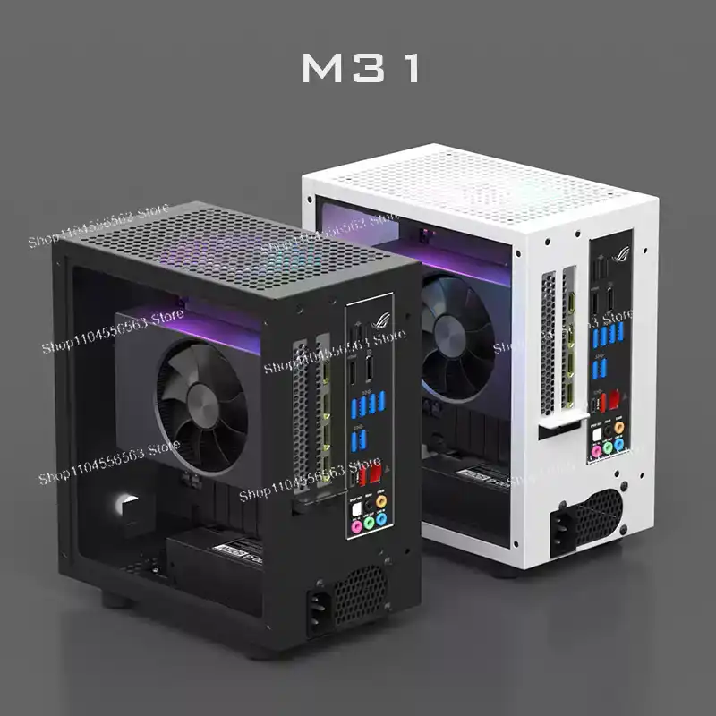 M21 / M31 Mini ITX Computer Ca - Aio Liquid Cooler ulasan dan harga