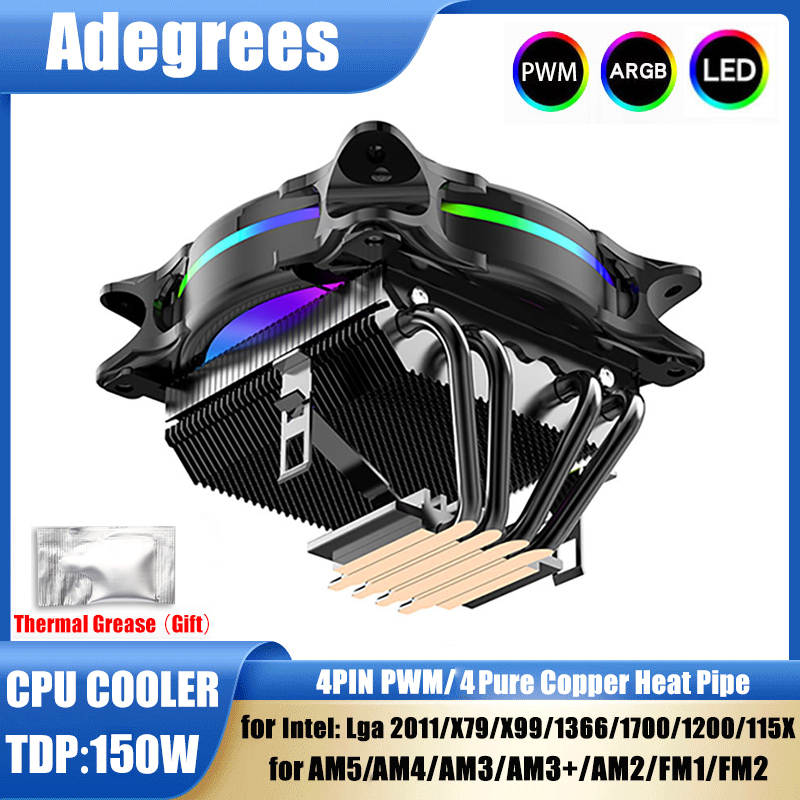X99 CPU Air Cooler 3Pin/4Pin A - Cpu Heatsink ulasan dan harga