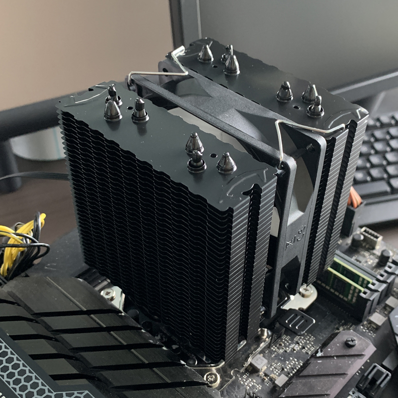 6 Heat Pipes CPU Air Cooler 4  - Cpu Heatsink ulasan dan harga