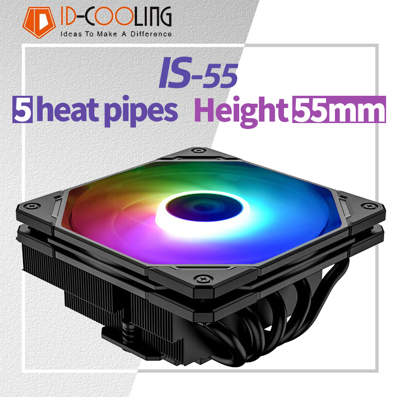 ID-COOLING IS-55 5Heatpipe CPU - Cpu Heatsink ulasan dan harga