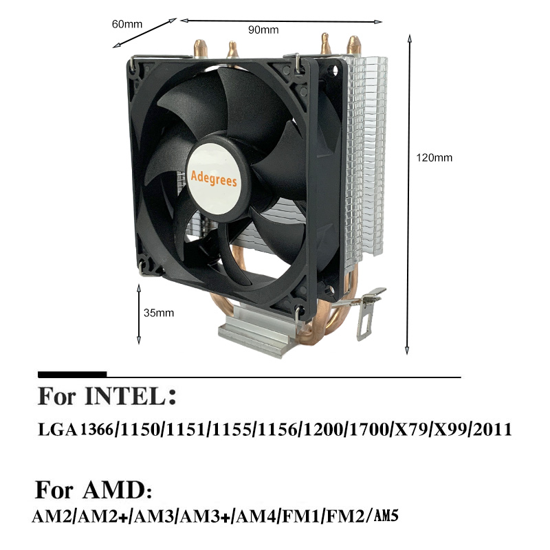 X99 CPU Air Cooler PC Processo - Cpu Heatsink ulasan dan harga