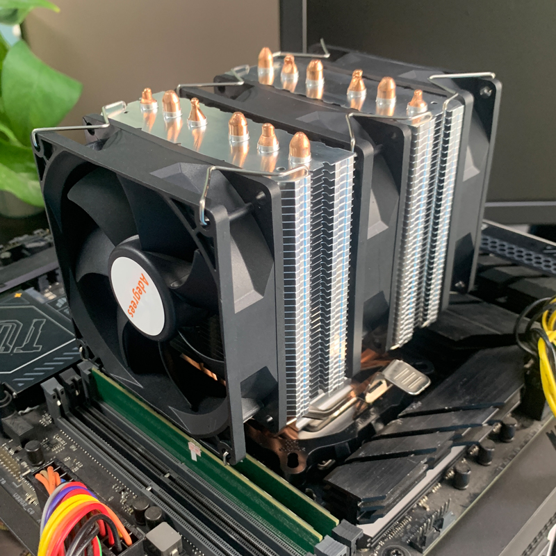 6 Heat Pipe CPU Air Cooler 4Pi - Cpu Heatsink ulasan dan harga