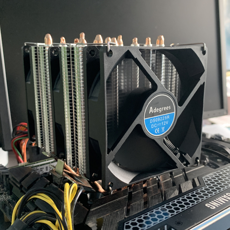 6 Heat Pipe CPU Air Cooler 4Pi - Cpu Heatsink ulasan dan harga